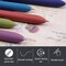 Gel Pens, 5Pcs 0.5mm Fine Point Black Ink Pens With Smooth Wirting, Office Desk Accessories, Quick Dry Pens For Journaling, Ballpoint for School Supplies